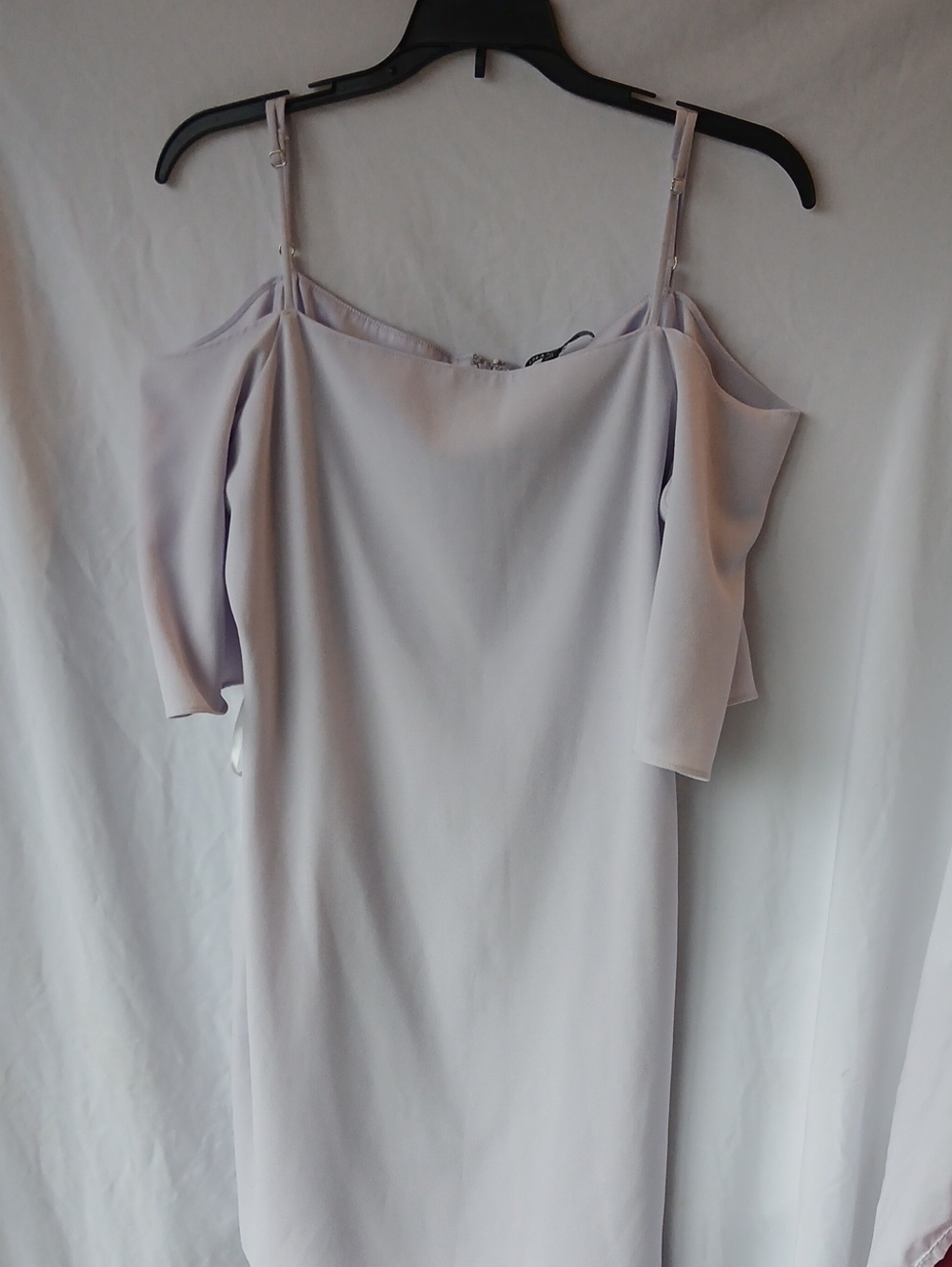 Gianni Bini One-Shoulder Slip Dress in Light Lavender